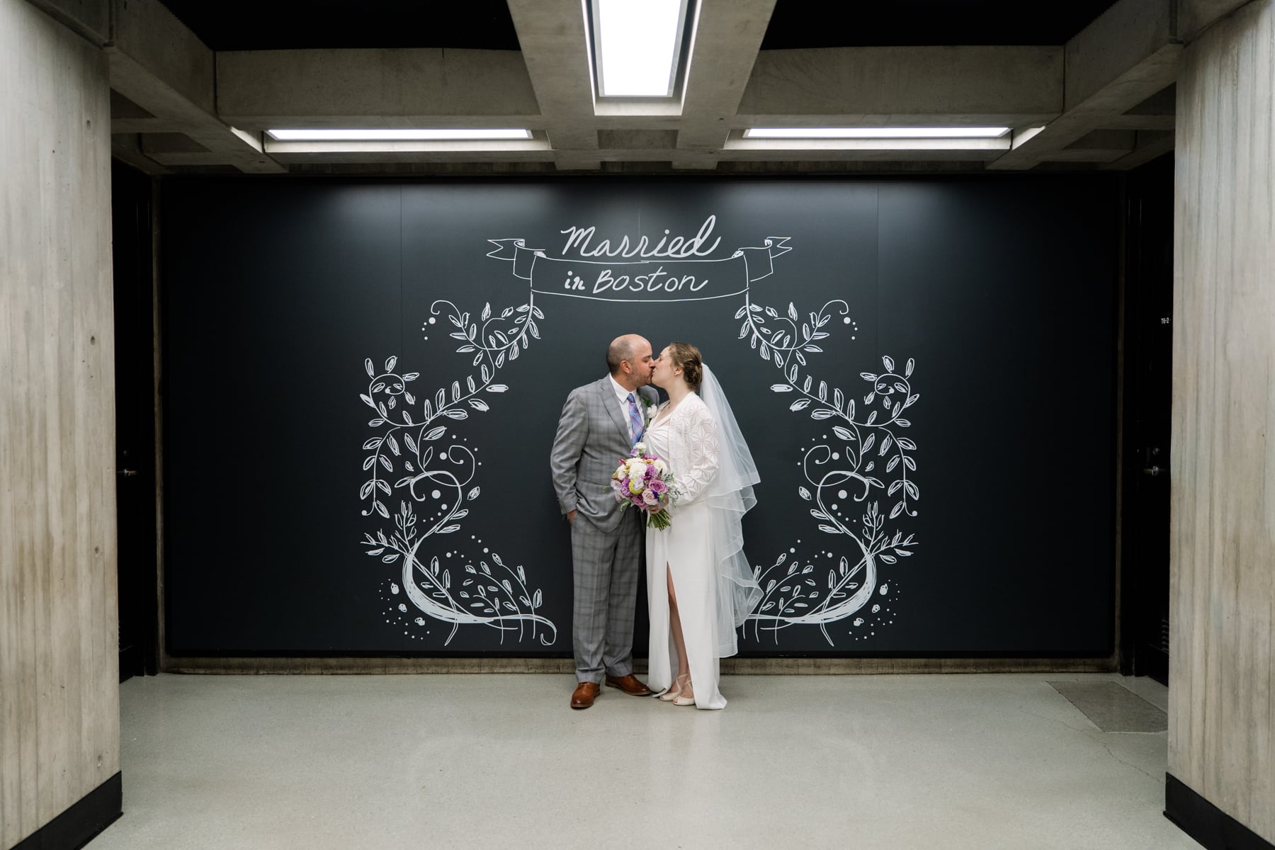 Thea + Fernando at Boston City Hall, Boston, MA; wedding photography