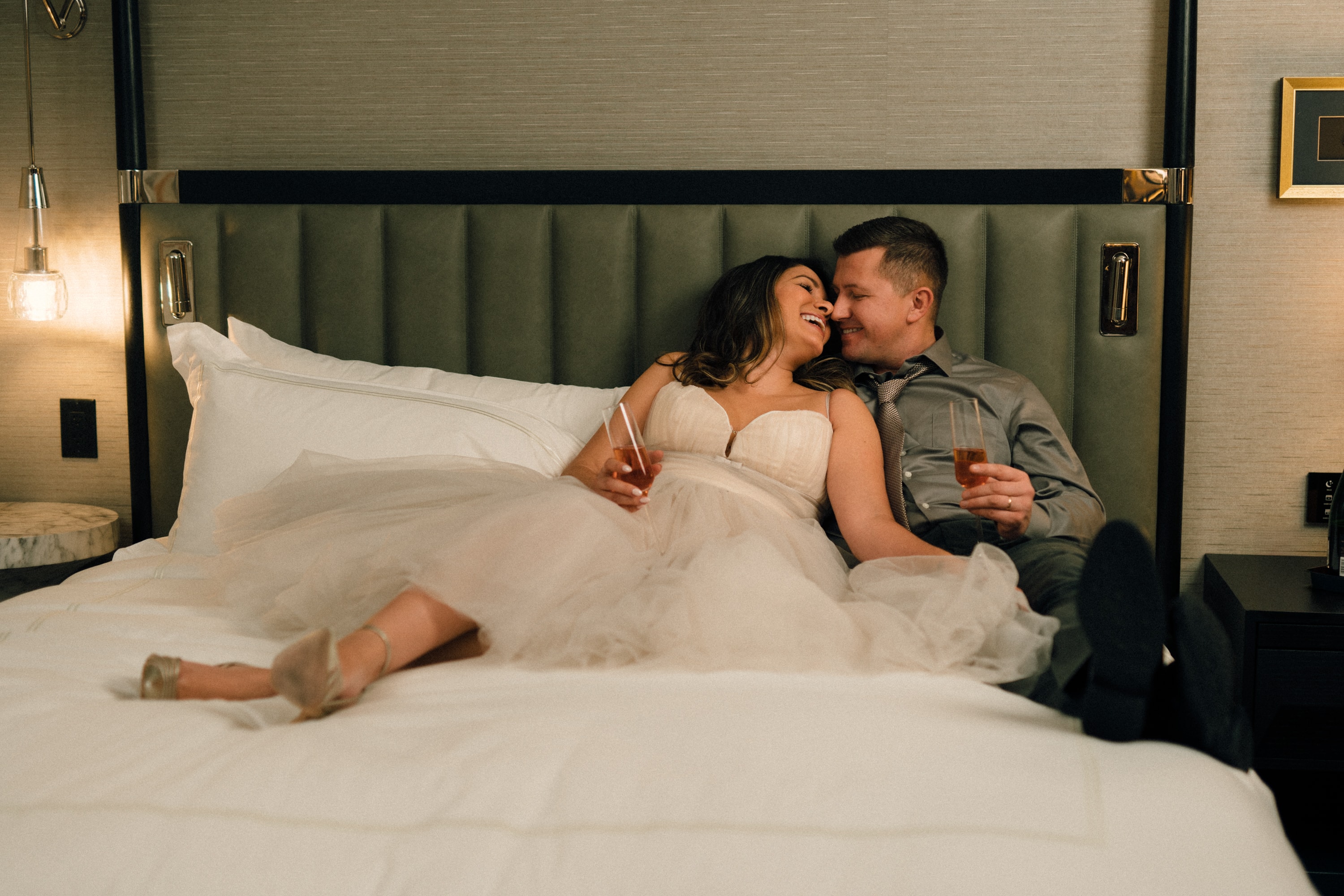 Roxana and Kanstantin's couple photography session at Raffles Hotel in Boston, Massachusetts
