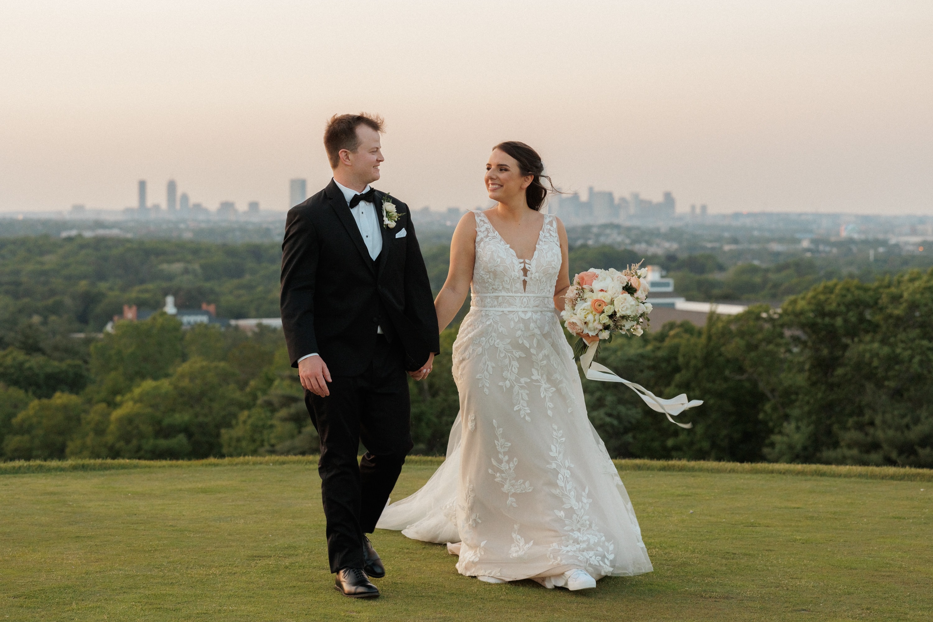 Marissa and Michael wedding photography at Granite Links in Quincy, Massachusetts