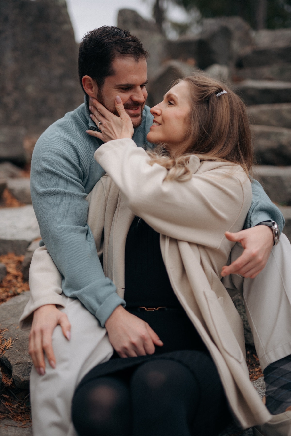 A relaxed, candid couple session