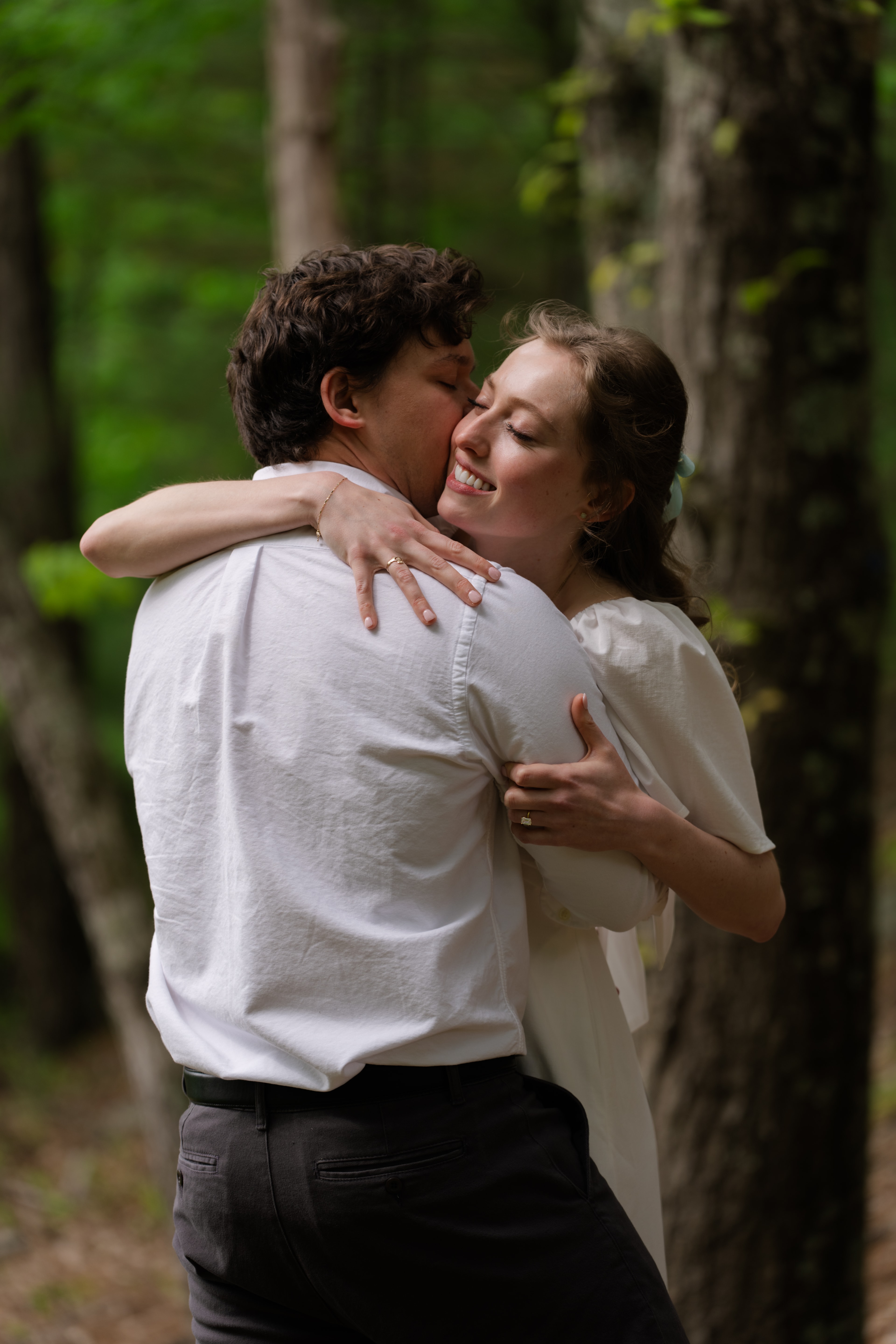 Gwen and Alec engagement photography at New England Botanic Garden at Tower Hill in Boylston, MA